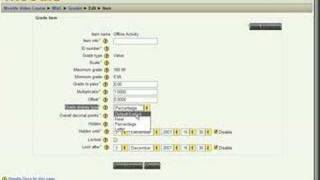 BASIC Moodle Gradebook Setup and Use (Teacher)
