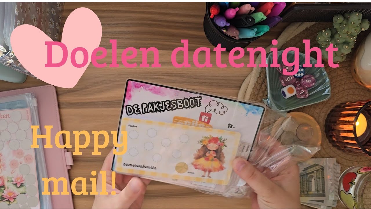 Doelen datenight: Happy mail van Nadine!