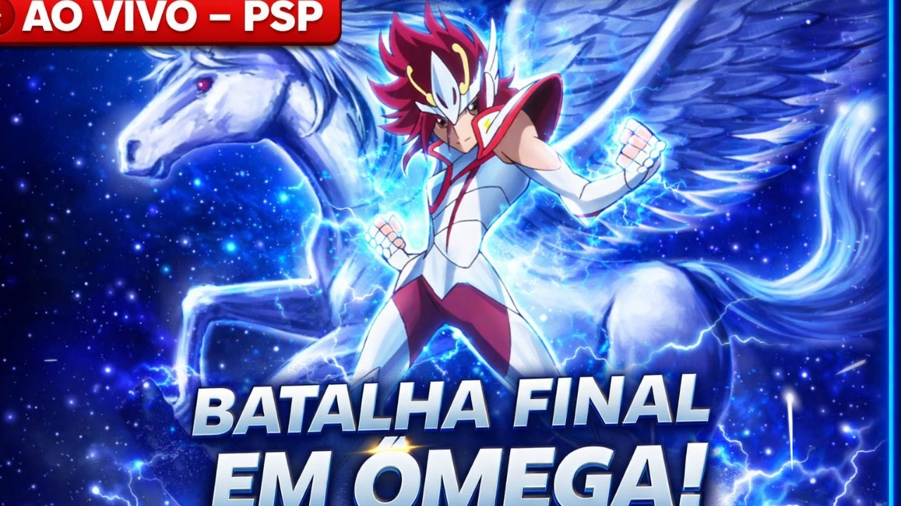 🎮🔥 COSMO NO LIMITE! BATALHA FINAL EM ÔMEGA NO PSP – AO VIVO 🔴
