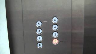 Yellow Haughton elevators @ URMC Rochester NY w/ Jimster586