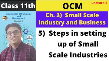 Steps in setting up of a Small Scale Business