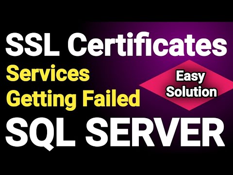 Vídeo: Què és el certificat SSL a SQL Server?