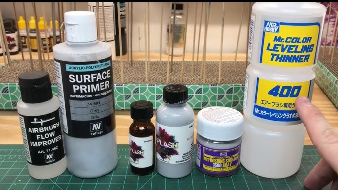 Mr Hobby Mr Finishing Surfacer and Mr Color Leveling Thinner Review How to  (Video #74) 