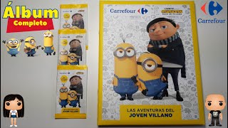 Minions Carrefour El joven villano Álbum completo