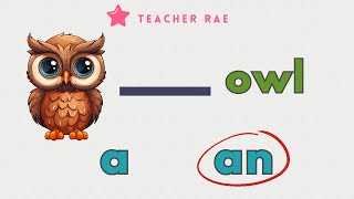 Let's Learn A and An || Use A and An || English Lesson for Kids