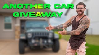 I'm Giving Away a Car (again)...