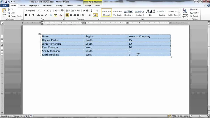 How to View Table Gridlines in Microsoft Word