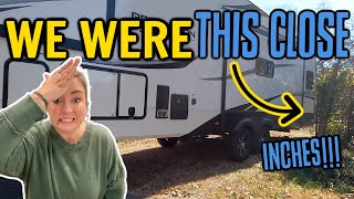 GETTING OUT OF TIGHT SPACES IN A FIFTH WHEEL RV | YOU'VE GOT TO SEE HOW CLOSE WE WERE | RV TN by Chasing Sunsets 20,410 views 5 months ago 23 minutes