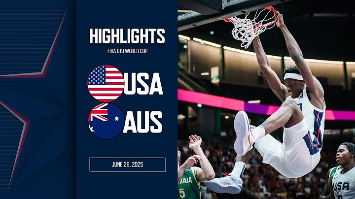 HIGHLIGHTS: USA vs Australia | 2025 FIBA U19 World Cup | June 28, 2025