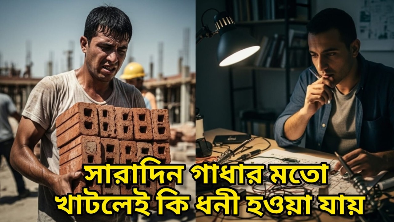 সারাদিন গাধার মতো খাটলেই কি ধনী হওয়া যায় ? বাস্তবতা জানলে চমকে যাবেন!