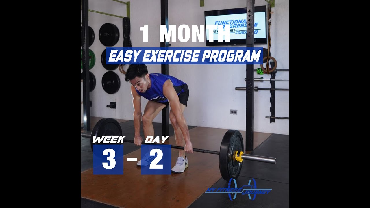 Easy & Progressive Week 3 Day 2 Exercise Program for Beginners and ...