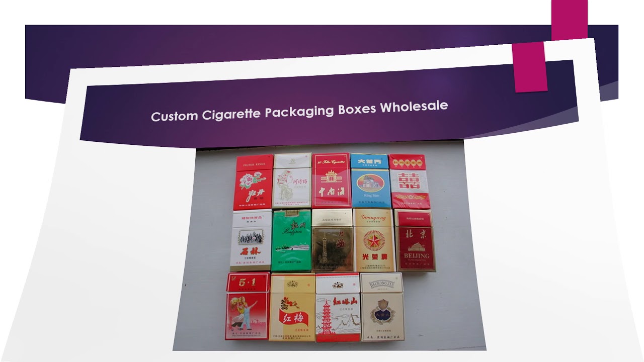 Custom Cigarette Packaging Boxes Wholesale | Custom Packaging Pro