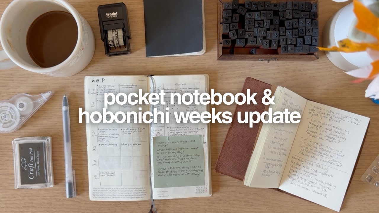 Мой карманный блокнот + Недели Хобоничи: уроки и эксперименты после 1 месяца