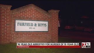 Teen arrested in murder of 15-year-old in Greenwood