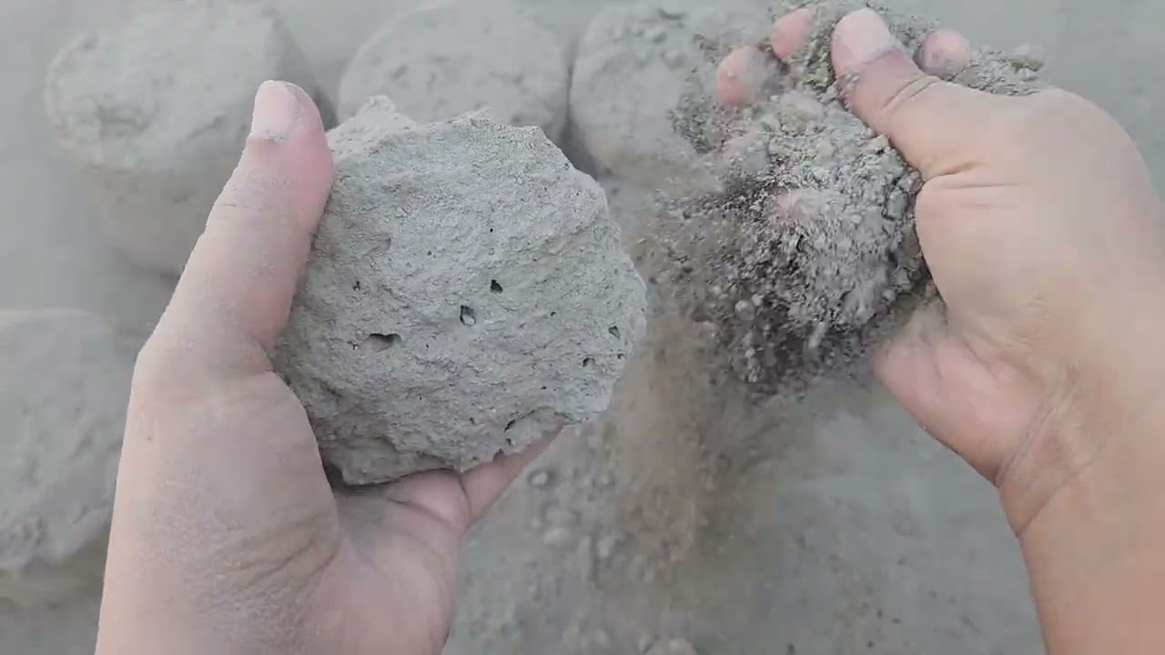 Soft dirt dry floor crumbling | KHSH ASMR