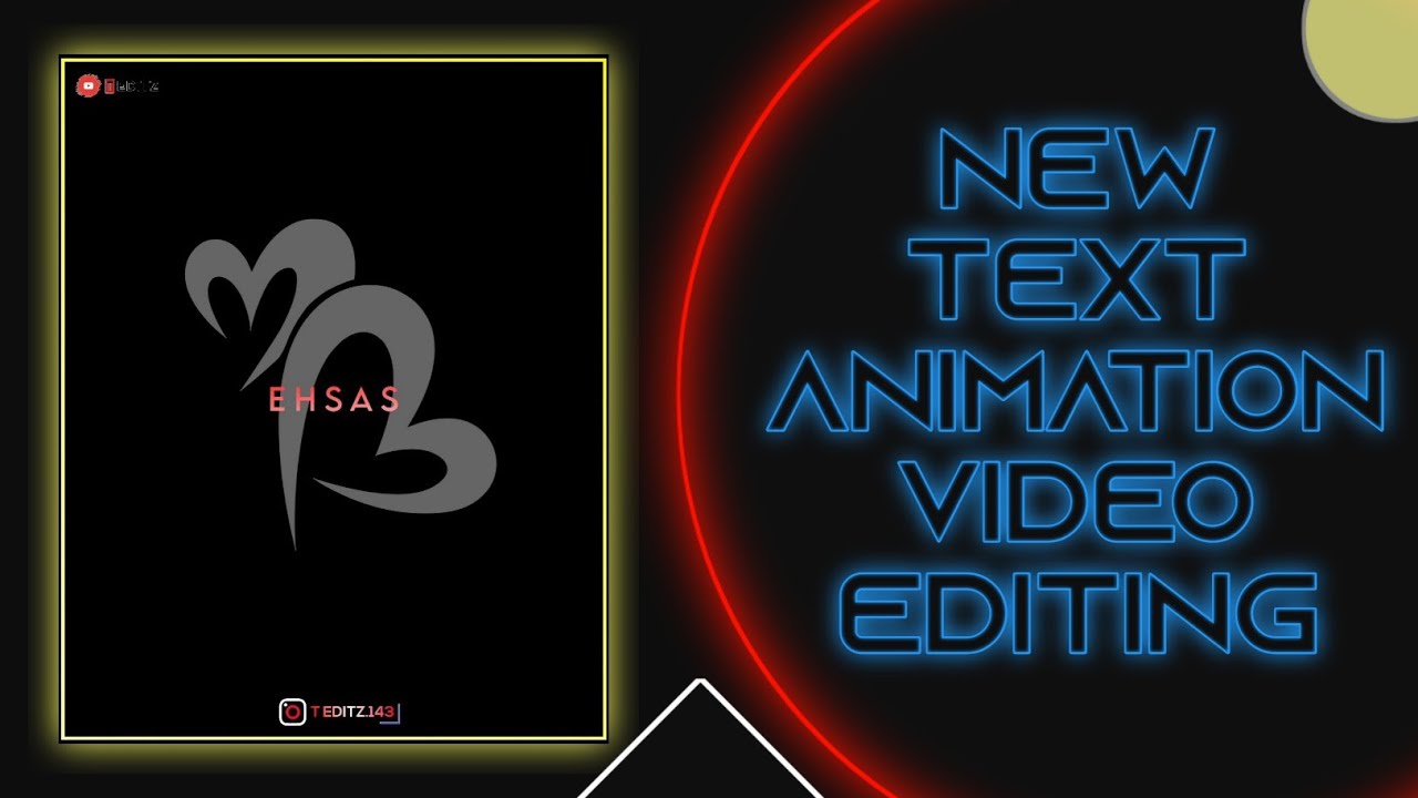 New Text animation video editing | alight motion