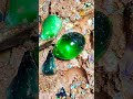 Gem stones from the canyon, amethyst and veined agate. diamonds and gold