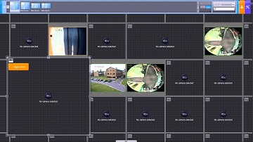 Editing layouts in Axxon Next VMS