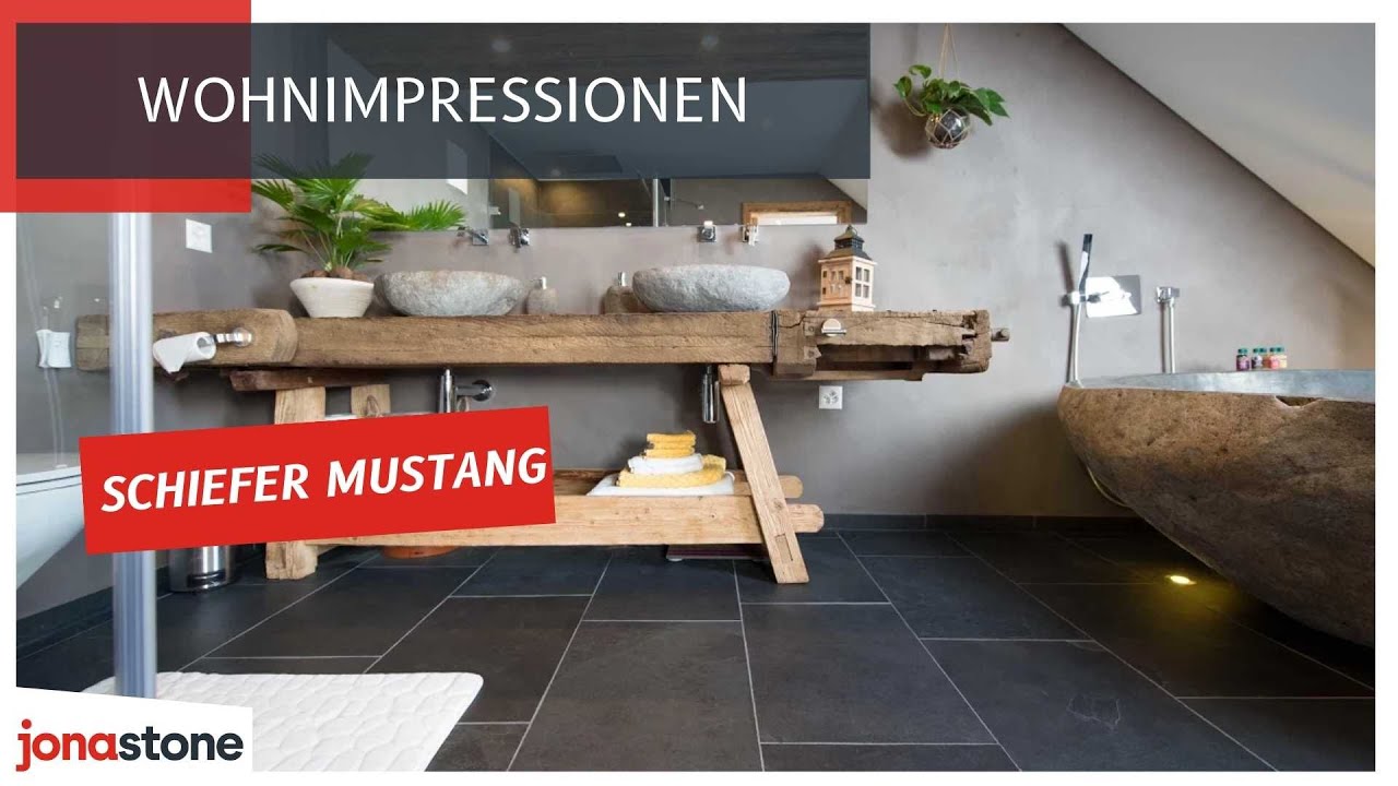 Moderner schiefer mustang: fliesen für badezimmer oder wohnzimmer ...