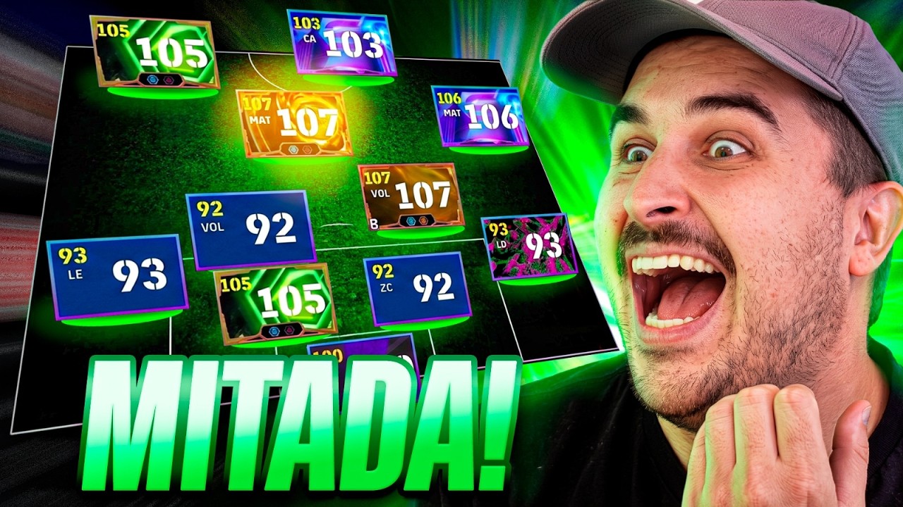 TIREI A MELHOR CARTA DO PACK! O TIME DO BANQUETA TÁ FICANDO INSANO NO EFOOTBALL!