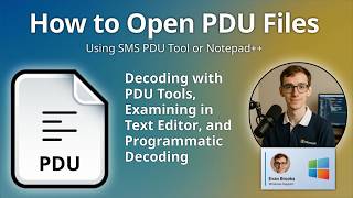 How to Open PDU Files (SMS Protocol Data Unit)