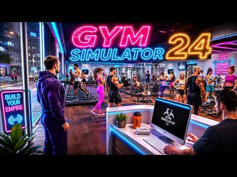 DESBLOQUEAMOS A PISCINA! 🌊 Minha Academia Está Cada Vez Maior | Gym Simulator 24