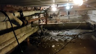 Убитый подвал советского общежития. Что творится в подвале? Часть 2