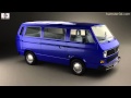 Volkswagen Transporter (T3) Passenger Van 2002 3D model by 3DModels.org