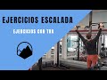🏋️♀️ EJERCICIOS CON TRX o en suspensión para escalada