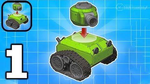 Tank Merger - Gameplay Walkthrough Part 1 Tutorial Upgrade Battle Tank (Android,iOS)