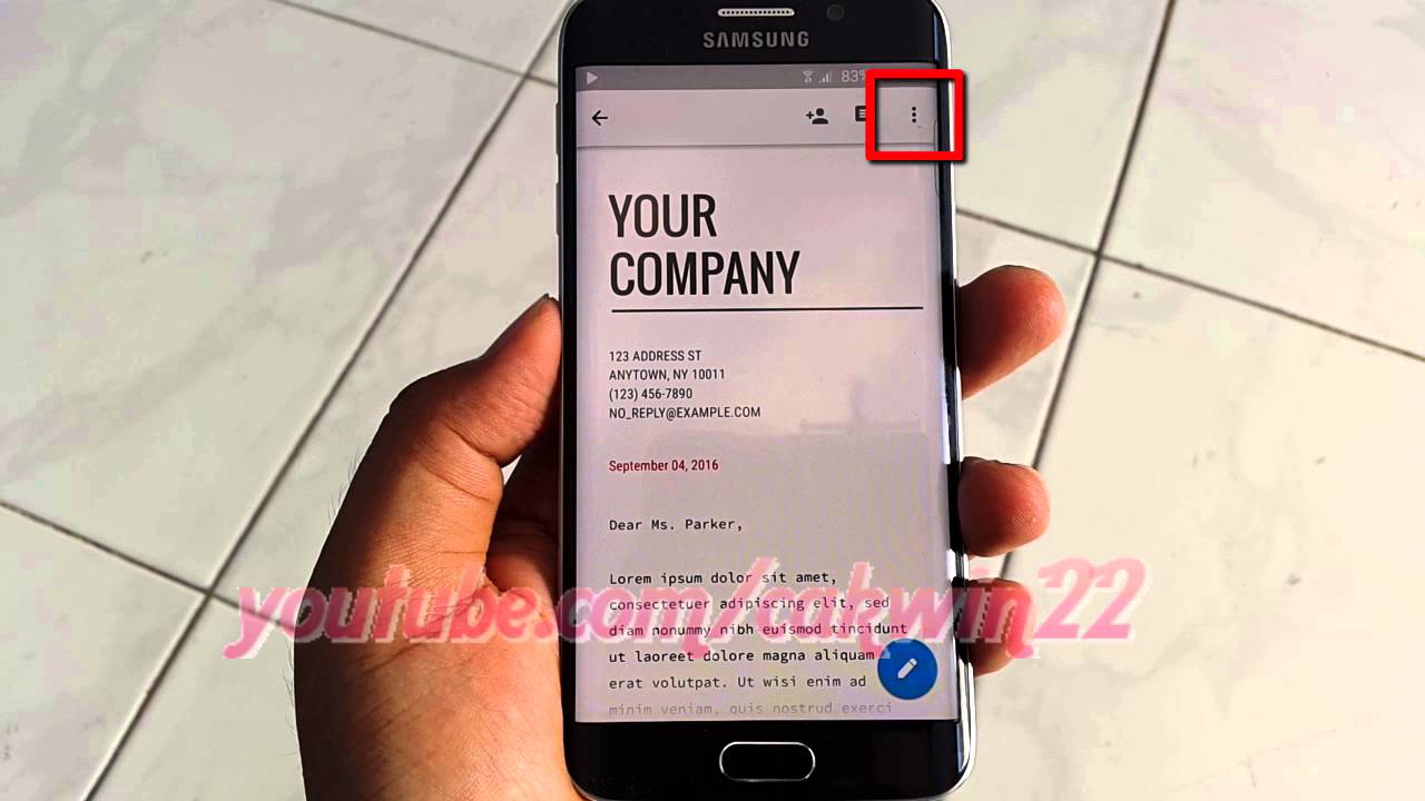 Google Docs : How to turn on or turn off Available offline on Android ...
