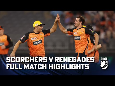 Perth Scorchers vs. Melbourne Renegades - Full Match Highlights I 26/12/23 I Fox Cricket