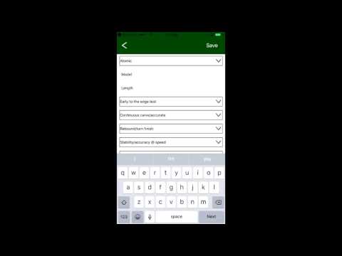 Real Skiers Test Card App instruction video