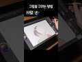 [ 사람 vs AI ] 그림을 그리는 방법