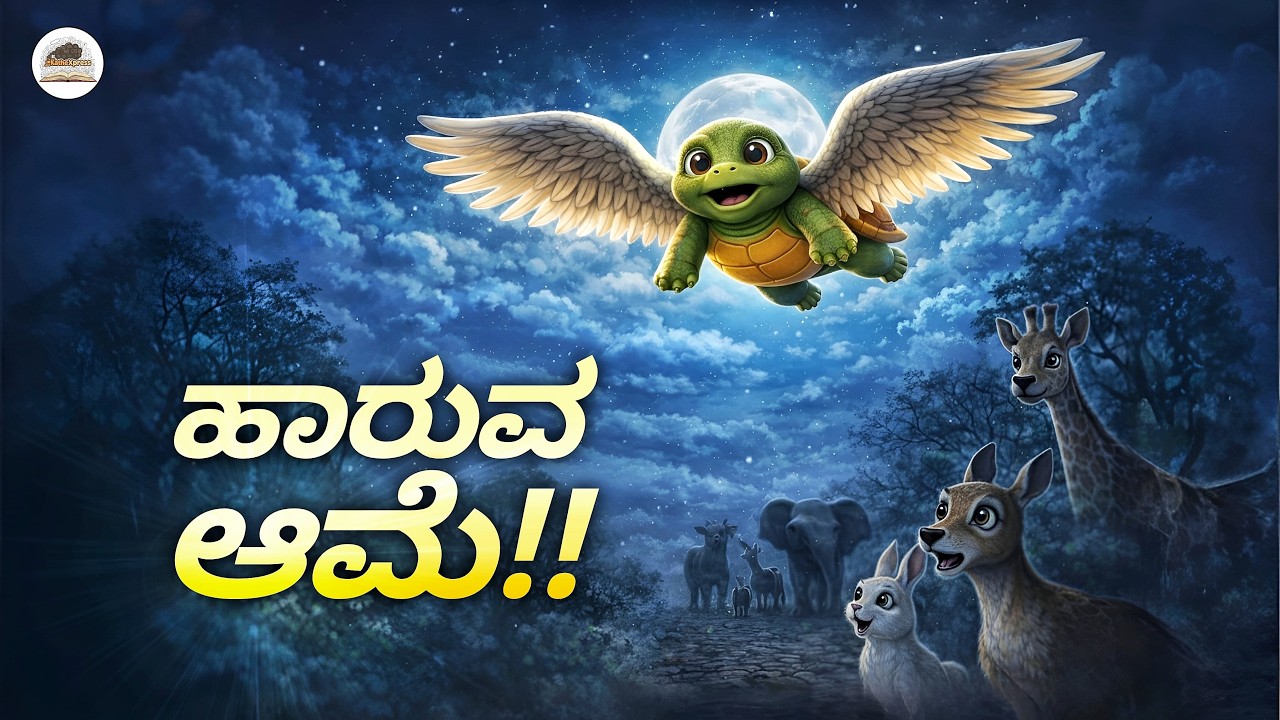 ಆಮೆಗೆ ರೆಕ್ಕೆನಾ?! 😲 | Magical Mystery Story in Kannada 🐢✨ | KatheXpress 🚂📖