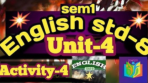 Std-8 english ||unit-4 ||Activity-4 ||Solar energy ||sem-1 ||ધોરણ-8,અંગ્રેજી ,યુનિટ-4-પ્રવૃત્તિ-4||
