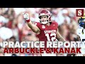 Practice Report: Ben Arbuckle knows what to do with Jaren Kanak in his offense