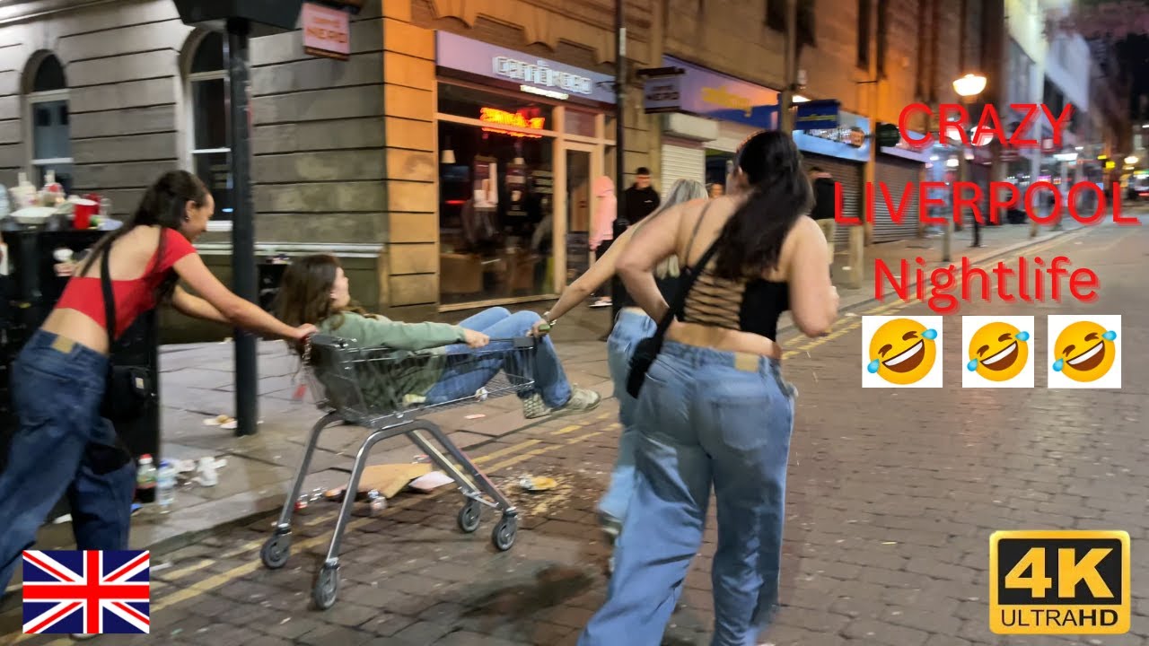 🇬🇧 Liverpool Nightlife : 2:00 AM England - 2024 UK [Saturday 20.04.2024] Part1🔥🔥🔥