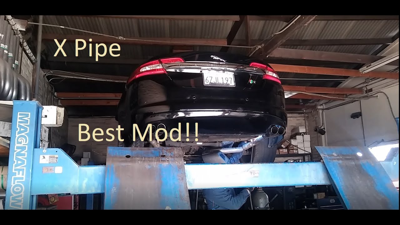 Installing An X Pipe On My Jaguar Xf YouTube