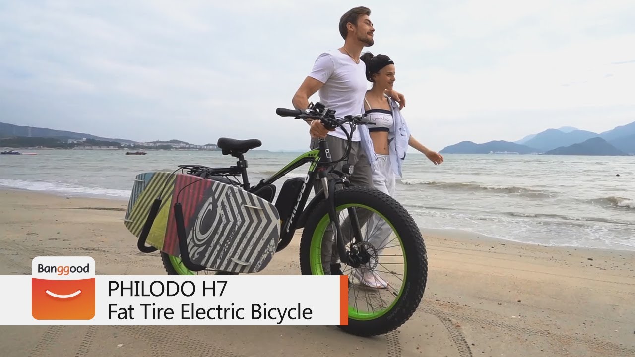 PHILODO H7 1000W 48V Fat Tire Electric Bicycle - Shop on Banggood