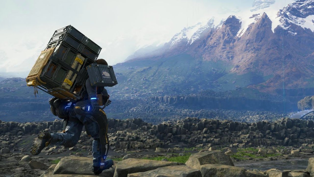 Death Stranding Trekking To Weather Station Gameplay PS5 YouTube