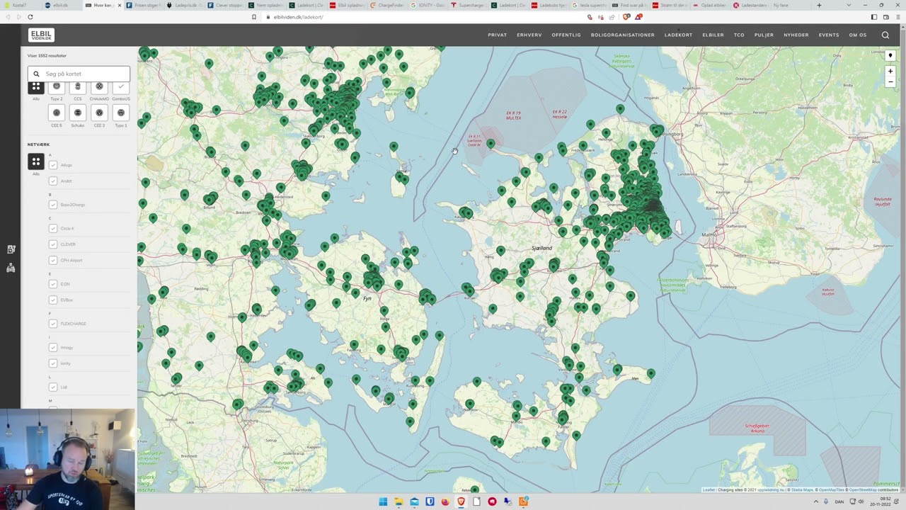 Opladning af elbil ude i byen. ladesteder og pris oversigt. link i beskrivelsen.