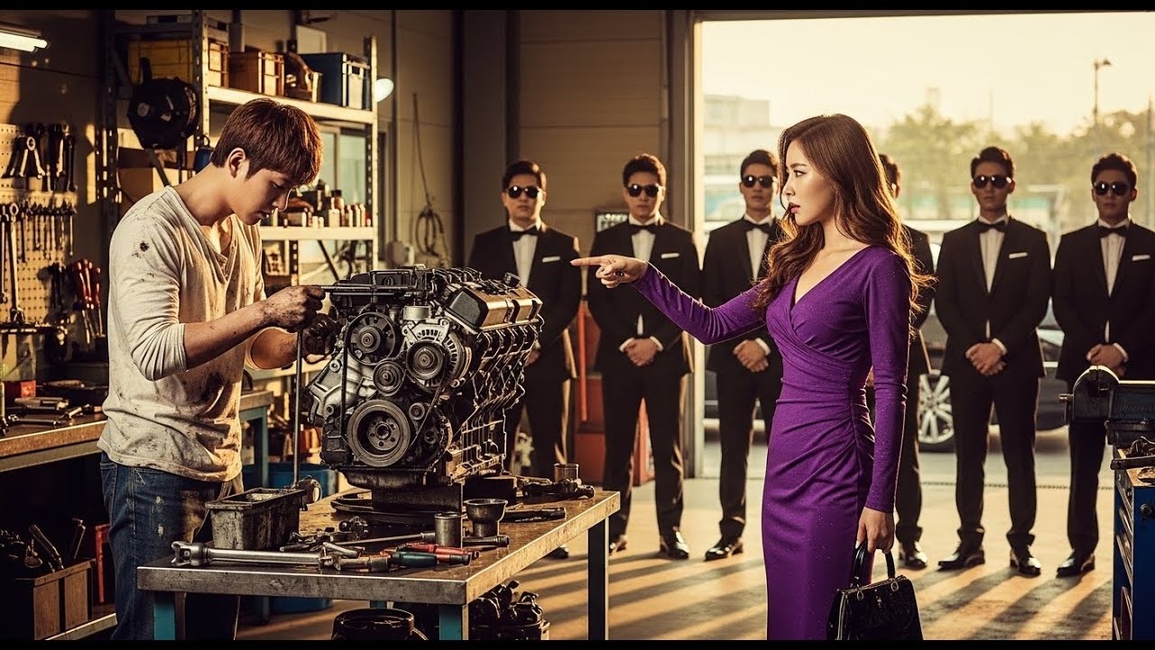 “이 엔진을 고치면 나랑 결혼해줘라!” — 가난한 정비사의 도전, 그리고 30분 후 그녀의 표정이 얼어붙었다