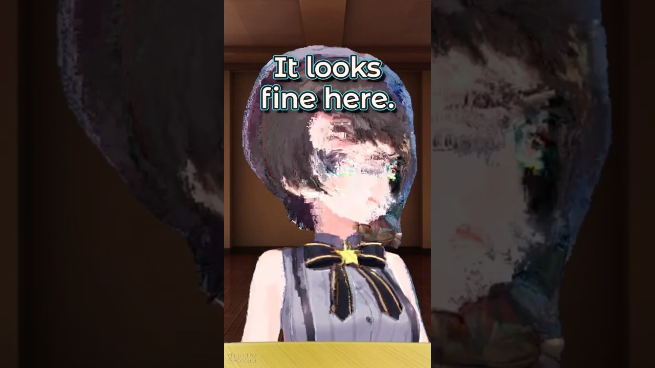 Subaru's Face Gets Corrupted Mid-Stream