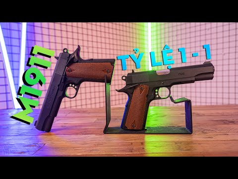 Video Súng đạn thạch m1911 tỷ lệ 1 : 1 siêu rẻ, chơi phê lòi... - youtube