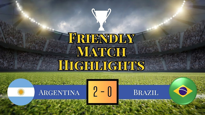 Argentina vs Brazil 2-0 Highlights & Goals | Friendly Match 2025