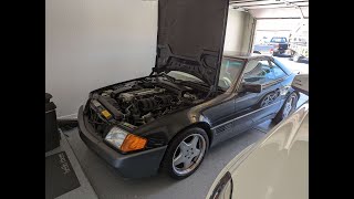 Replacing engine wiring harness, throttle body, and more on the SL320 (R129)