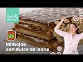 Si sos fanatico del dulce de leche, esta torta mil hojas te va a encantar!