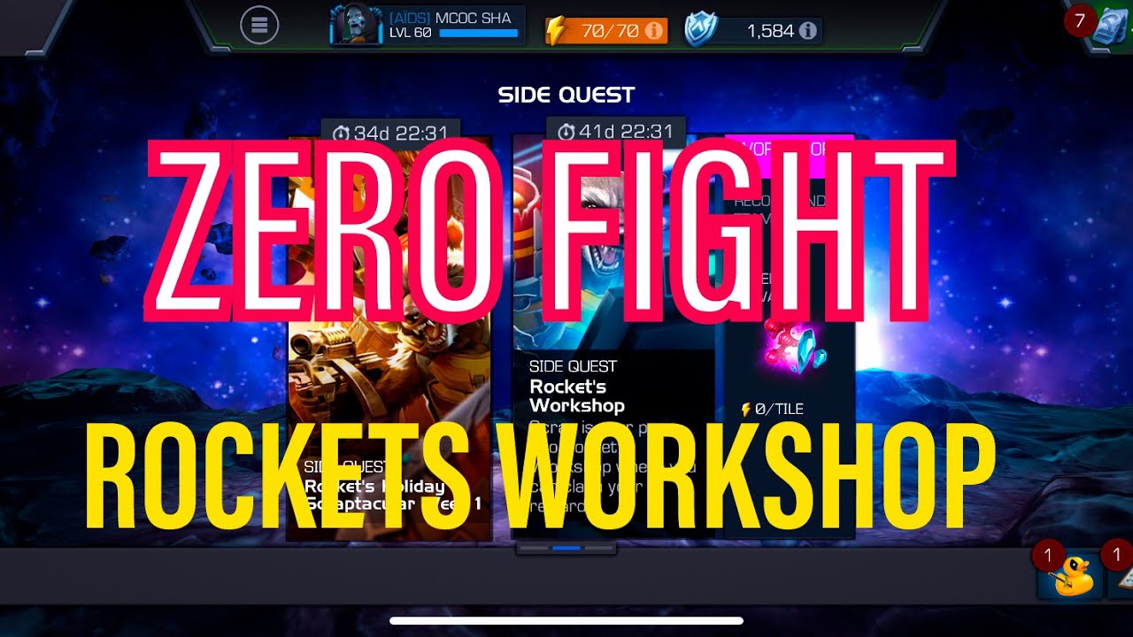 Rockets Workshop | Marvel Contest Of Champions