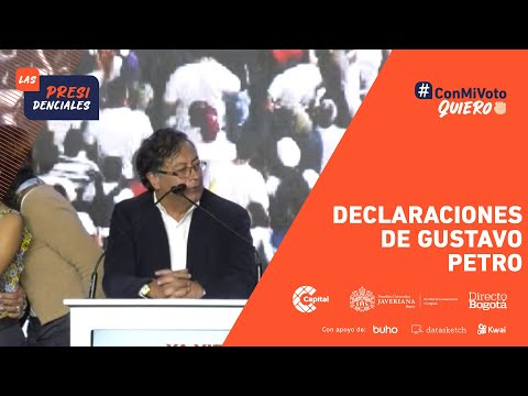 “Hoy hemos ganado”: Gustavo Petro, candidato presidencial 2022 - 2026